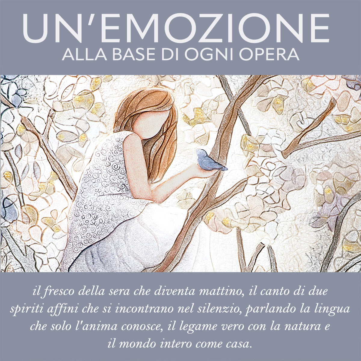 Quadro "Ragazza Sull'Albero"